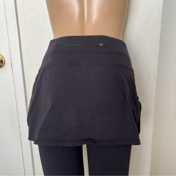 Athleta cuteness 2 in 1 skirt leggings Black size M - Picture 7 of 11